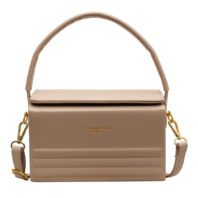 Womens Stylish Versatile Box Crossbody Bag