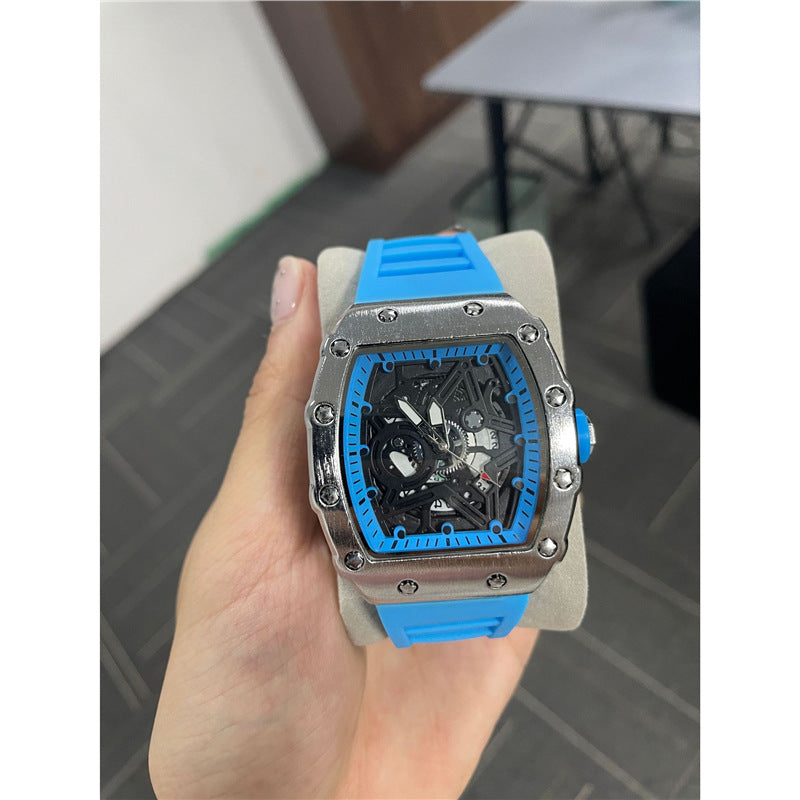 Cylindrical Mens Watch With Luminous Quartz Movementnon-wristwatch