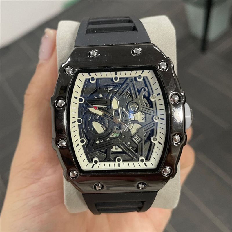 Cylindrical Mens Watch With Luminous Quartz Movementnon-wristwatch