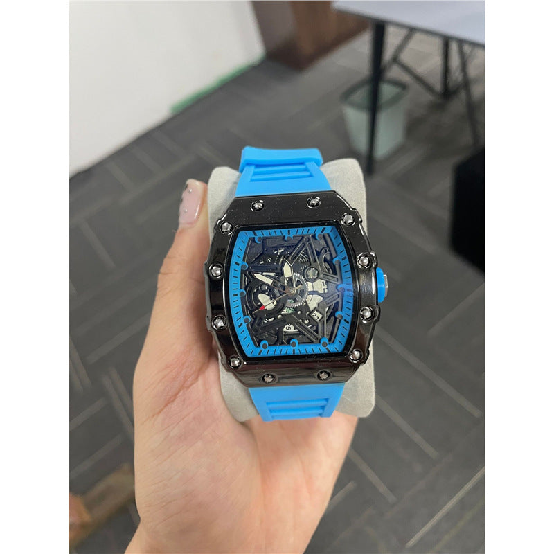 Cylindrical Mens Watch With Luminous Quartz Movementnon-wristwatch