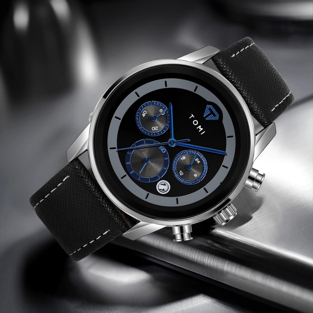 Mens Business Quartz Watch Gift Set