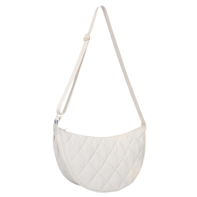 Womens High-Capacity Nylon Shoulder Crossbody Bag